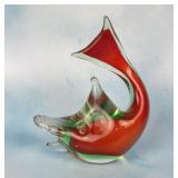 Fish Art Glass Paperweight