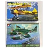 Revell Stearman PT-17, Tamiya Aichi M6A1 Seiran Mo