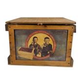 Cape Cod Cranberries Wooden Crate With Label