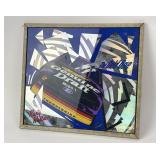 Rusty Wallace miller bar beer mirror sign
