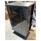 Media cabinet shelf
