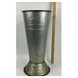 Galvanized Metal Flower Vase