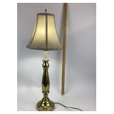 Brass Table Lamp With Shade