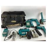 Makita Cordless Tools With Guidesman Bag, Jigsaw,