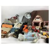DeWalt Drill, Dollhouse, Textiles, Spackle