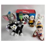 Disney Plush Toys Featuring Pinocchio, Dumbo, Gepp