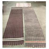 Handwoven Striped Rag Rugs