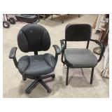 2 office chairs