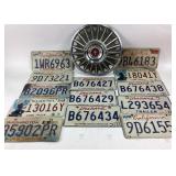 License Plates From California, Louisiana, Oklahom