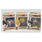 3 Funko pop dragon Ball