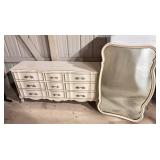 9 Drawer Dresser, wall mirror - Bedroom set