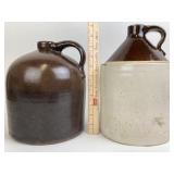 Stoneware Whiskey Jugs