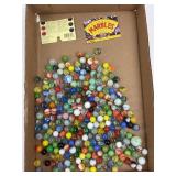 Colorful Glass Marbles With UV Reactive Pieces
