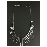 .925 Sterling Silver PAJ Sunburst necklace 21.53g