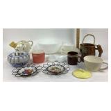 Colony Ware, Ceramic Mugs, Plates, Teapot