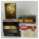 TV Series DVDs Including Alias, Deadwood, Monk