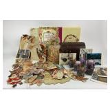 Victorian Ephemera, Books, Postcards, Candle Holde