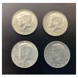 (2) 1967 1968, 1972 John F. Kennedy JFK Half