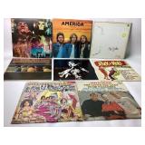 America, Joan Baez, Beach Boys, Jan & Dean LPs