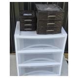 Sterilite Plastic Storage Drawer Units