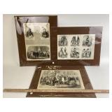 1858 London News Prints: Native American Events