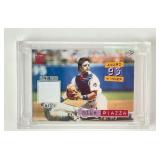 Mike Piazza Game Used JERSEY Swatch Card MLB