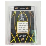 Norman Rockwell Authentic MATERIAL Relic Card