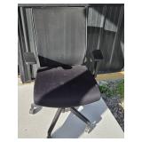 Vari Black Office Chair with Mesh Back