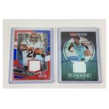 Ja Morant Rookie Swatch Card & Joe Mixon JERSEY