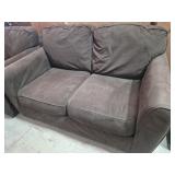 Brown Loveseat