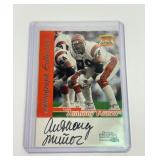 Cincinnati Bengals Autographed Anthony Munoz Card