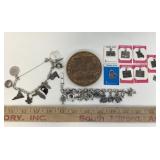 Sterling Silver State Pendants, Charm Bracelets, B
