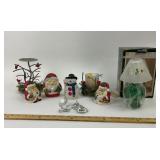 Pfaltzgraff Lamp, Christmas Figurines, Candleholde