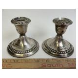 Gorham Weighted Sterling Silver Candlesticks