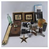 Yashica Flash, Shimano Reel, Post Slide Rule +