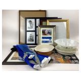 Frames, Glasbake Bowls, Placemat, Socks