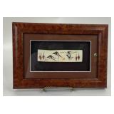 Aboriginal Hand-Painted Bone Art by Melaleuca Mali