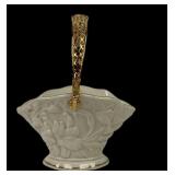 Lenox Lily Basket Ivory China With Gold Accents