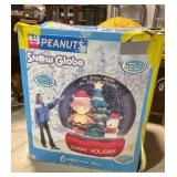 Peanuts Christmas Inflatable 6 Feet Snow Globe