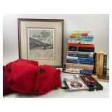 Framed Winter Scene Art, Books, CDs, Alfani, Jones