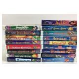 Disney VHS Tapes Snow White, Aladdin, Hercules