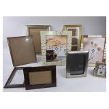 Photo Frames In Wood, Metal, Glass, And Gold-Tone