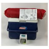Coleman Cooler, Tent, SureLife Monitor