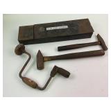 Primitive Hand Tools: Files, Chisels, Hammers, Bra