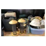 Bird Feeders, Titan Heater, Shredder, Hard Hats, S