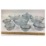 Fire King Philbe Glass Casserole Dishes With Lids