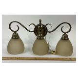 Brushed Bronze 3-Light Wall Sconce