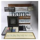 Decorative Wall Signs, Sweet Bird Co., Humorous Te