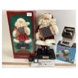 Electric Santa Musician & Capital Slide Viewer