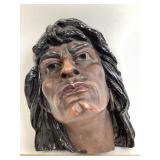 Plaster Indian Bust